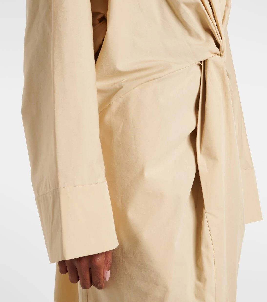Tove - Ailin draped cotton midi dress