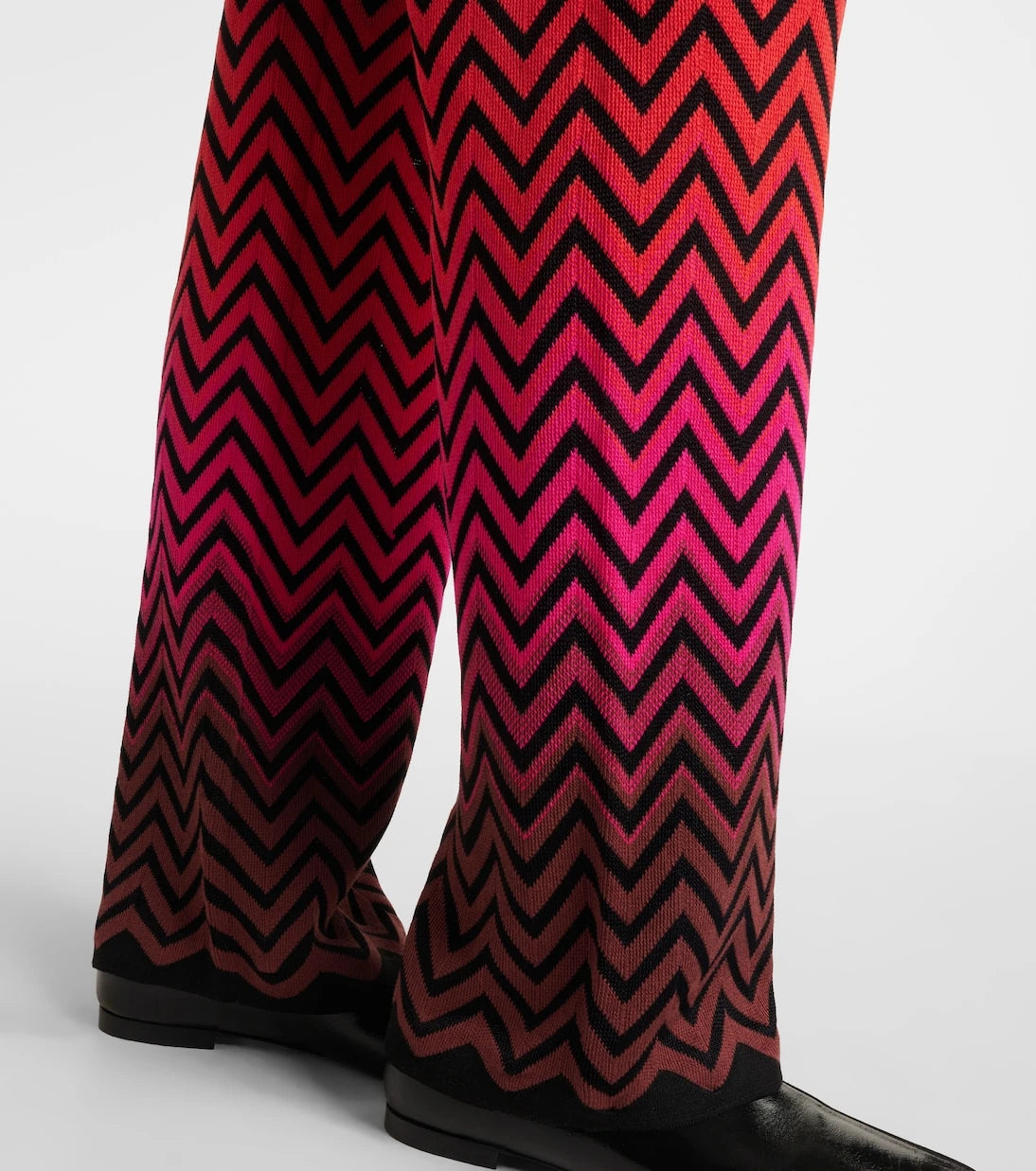 Missoni - Zigzag cotton-blend palazzo pants
