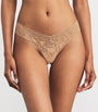 Beige Original Lace Thong