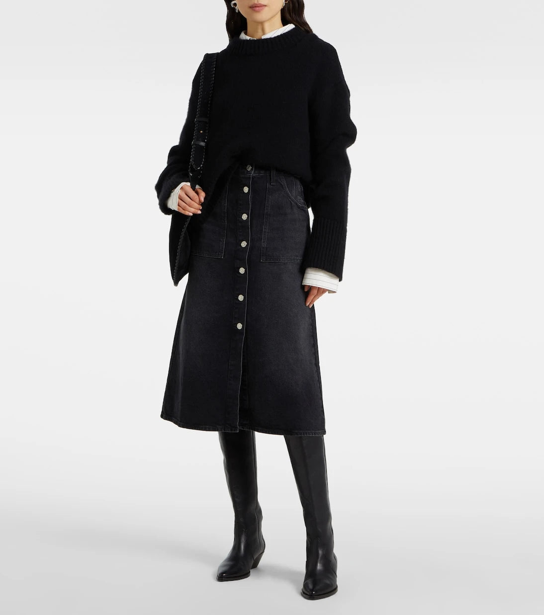 Citizens of Humanity - Denim midi skirt