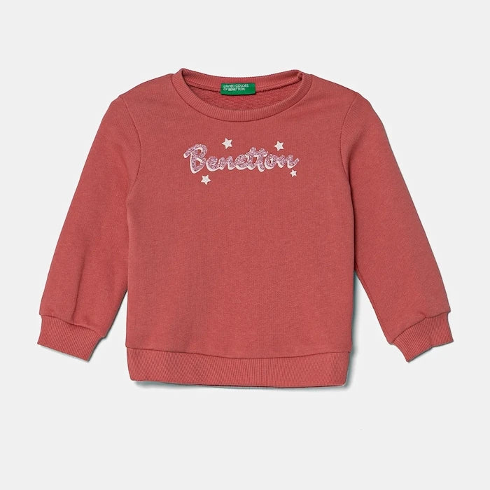 United Colors of Benetton Çocuk Pamuklu Sweatshirt