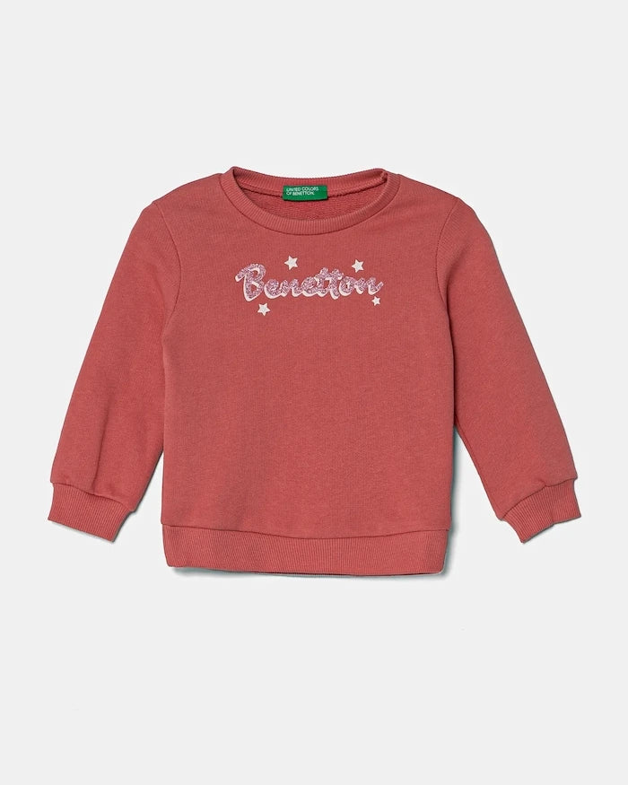 United Colors of Benetton Çocuk Pamuklu Sweatshirt
