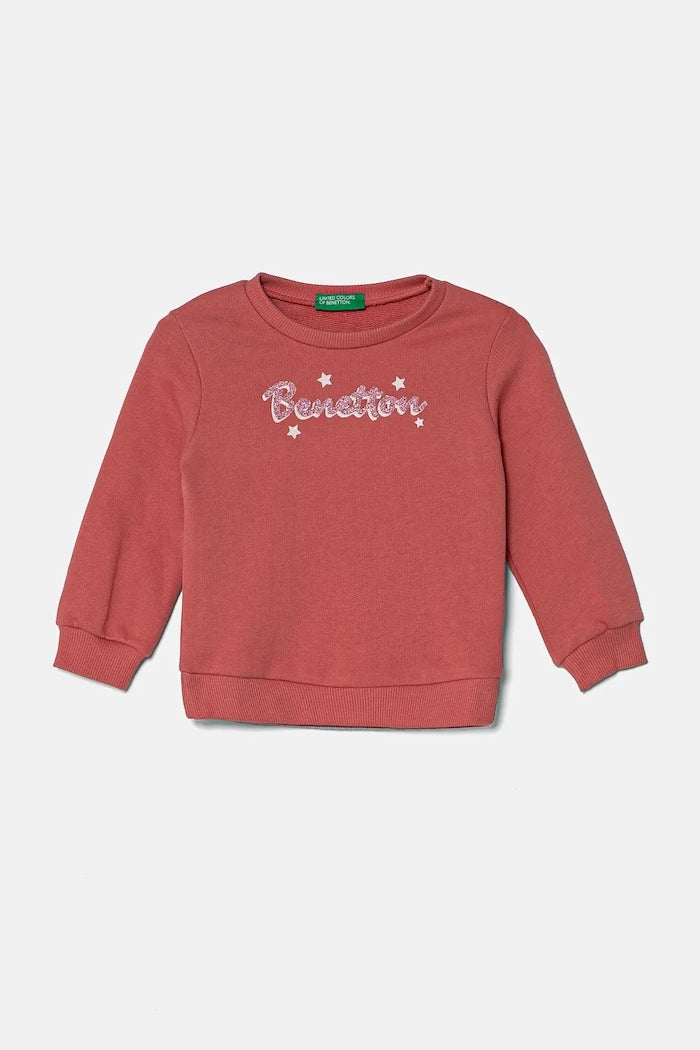 United Colors of Benetton Çocuk Pamuklu Sweatshirt