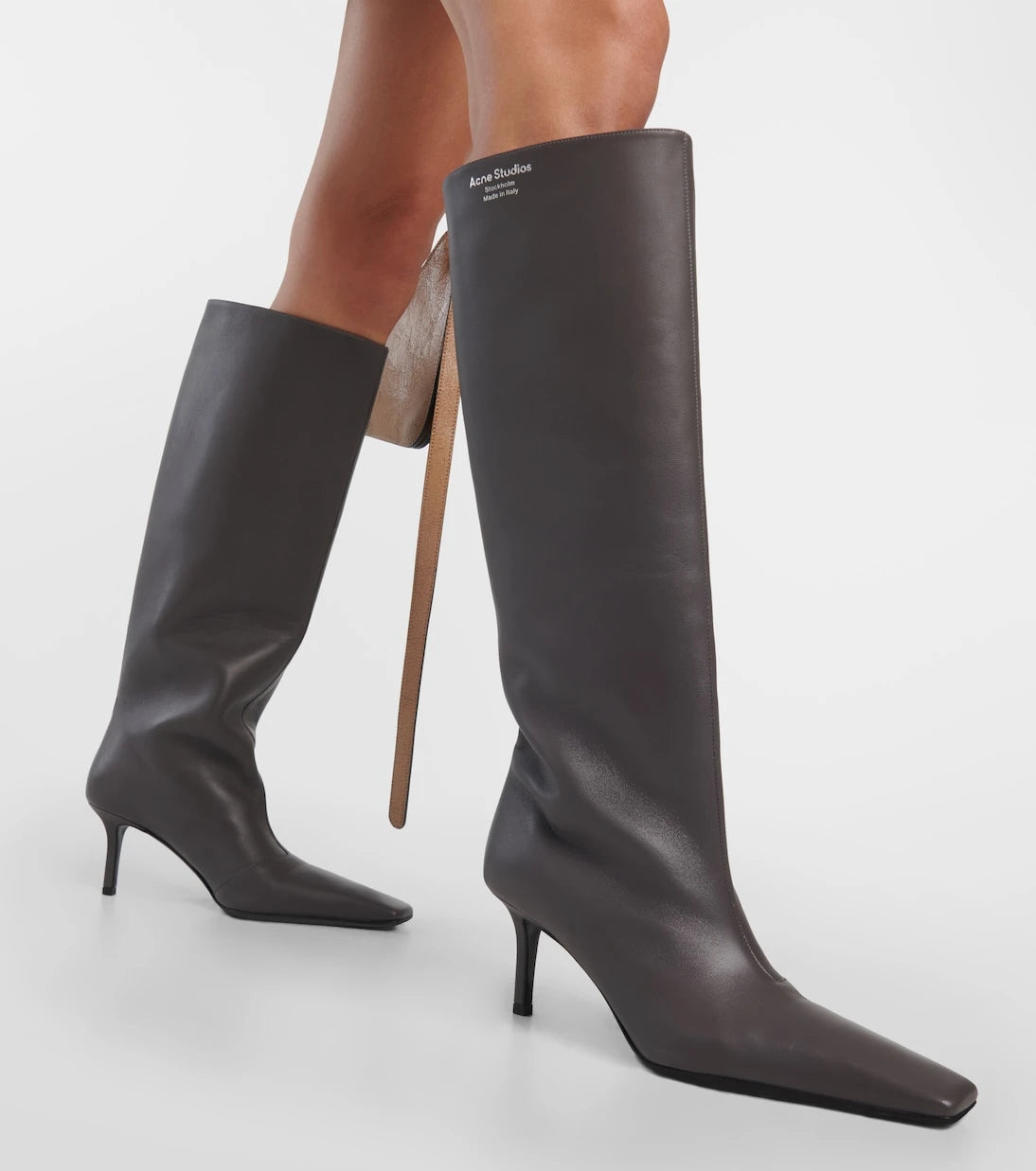 Acne Studios - Leather knee-high boots