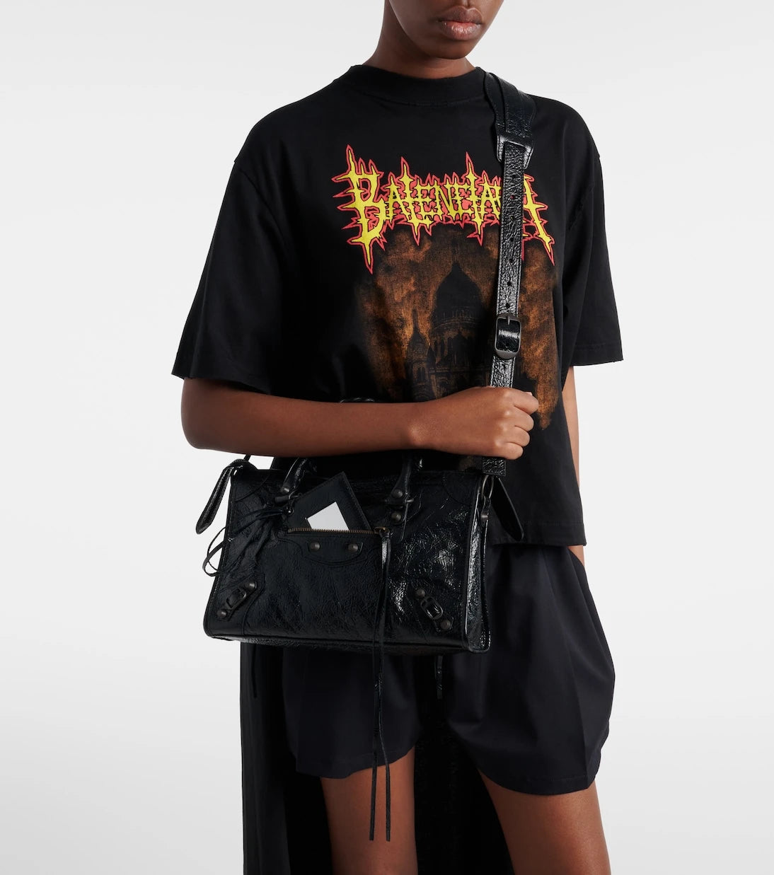 Balenciaga - Le City Small leather tote bag