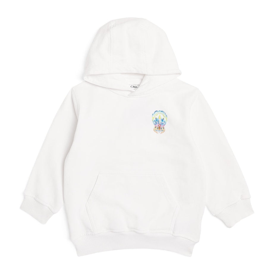 Casablanca Kids Cotton Surf Lotus Hoodie (3-14 Years)