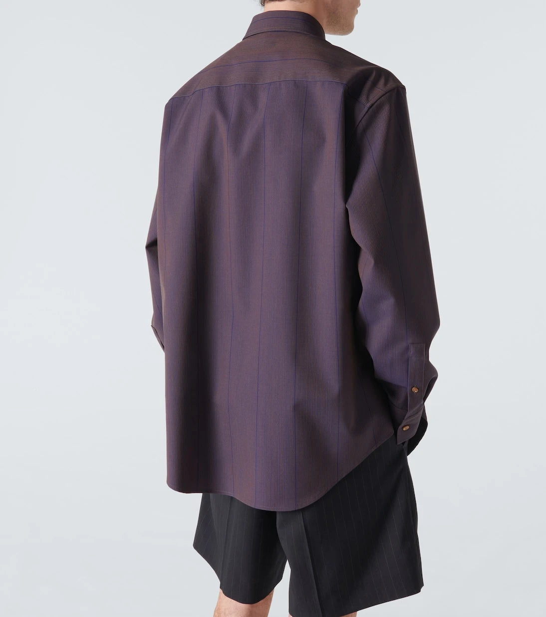 Burberry - Striped wool shirt