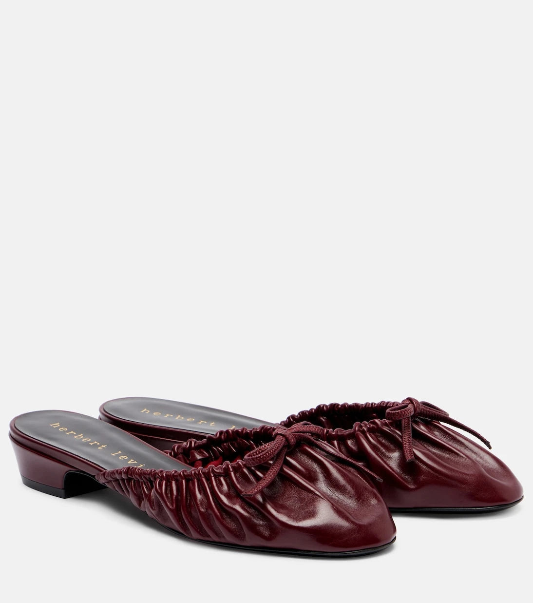 Herbert Levine - Gather Around patent leather mules