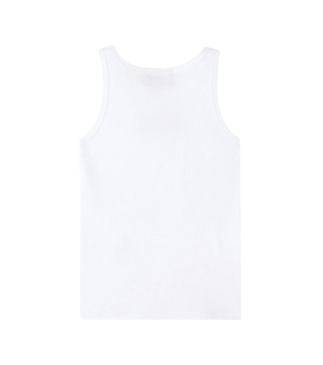 Versace Kids - Logo ribbed-knit cotton-blend tank top
