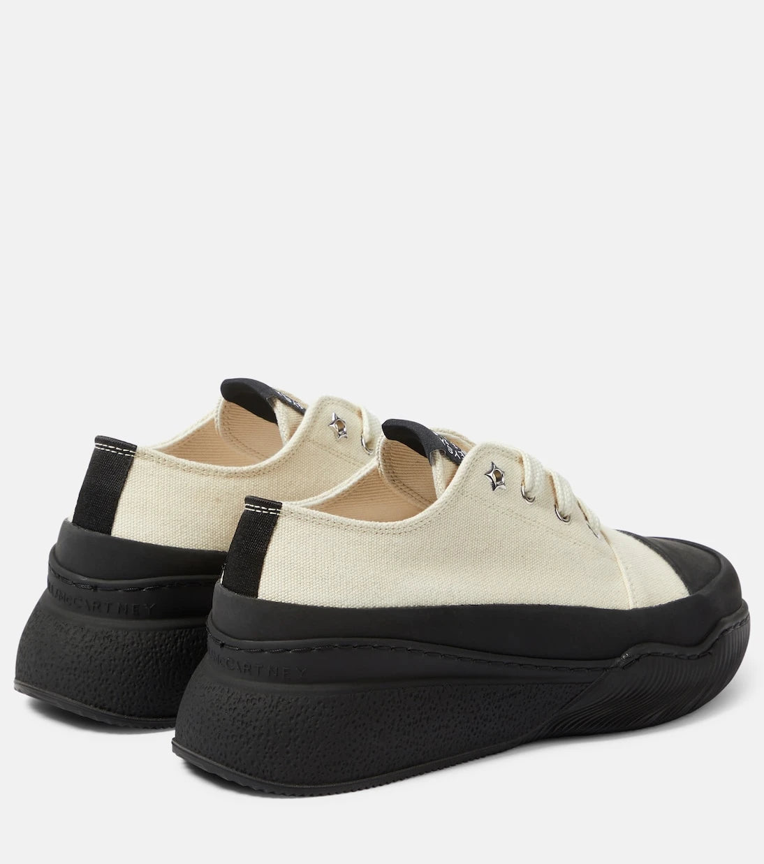 Stella McCartney - Loop canvas platform sneakers