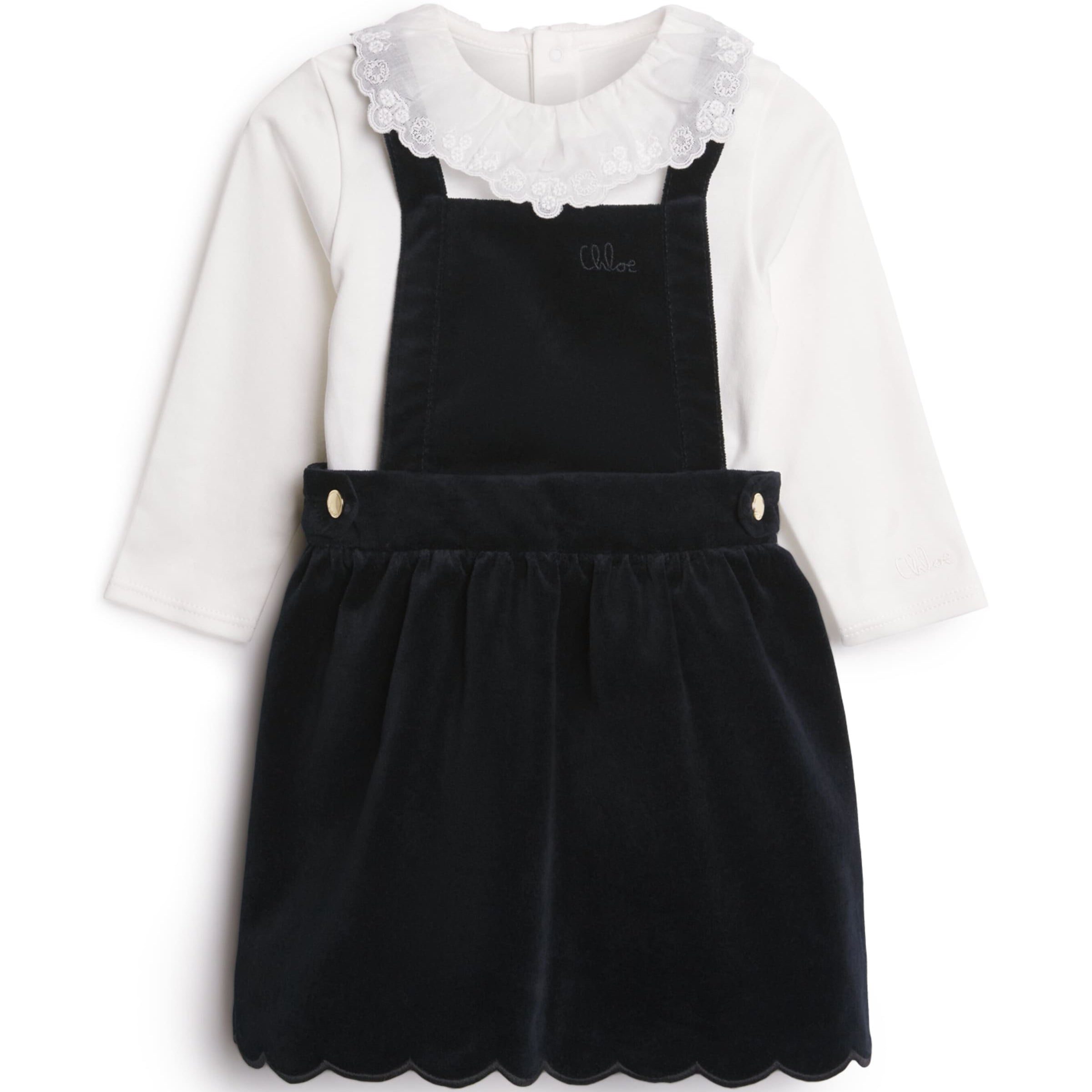 Chloé Kids Cotton Dress and T-Shirt Set (6-18 Months)