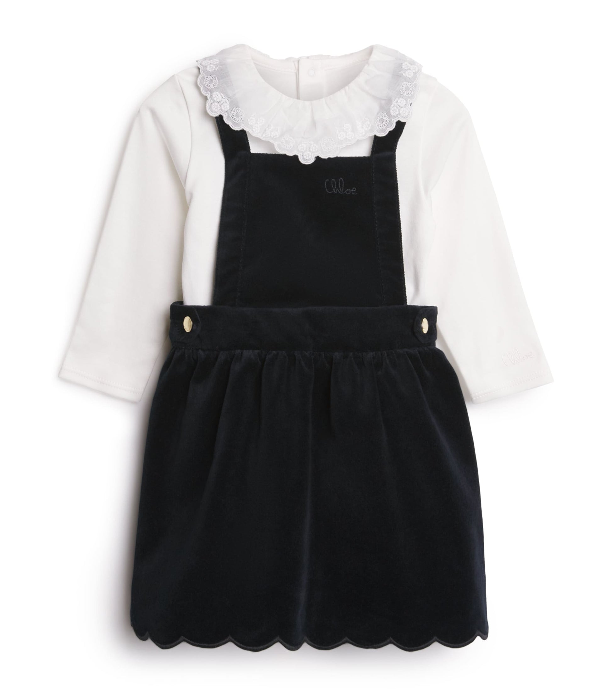 Chloé Kids Cotton Dress and T-Shirt Set (6-18 Months)