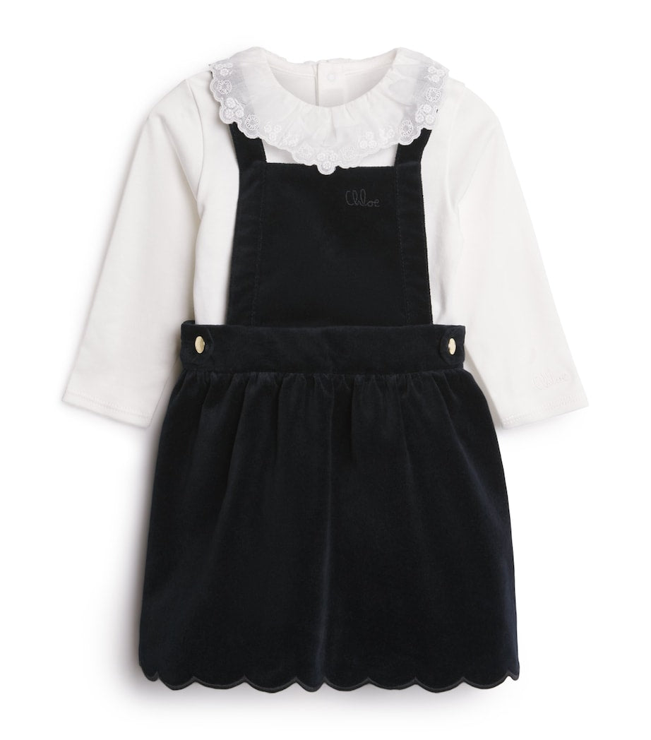Chloé Kids Cotton Dress and T-Shirt Set (2-3 Years)