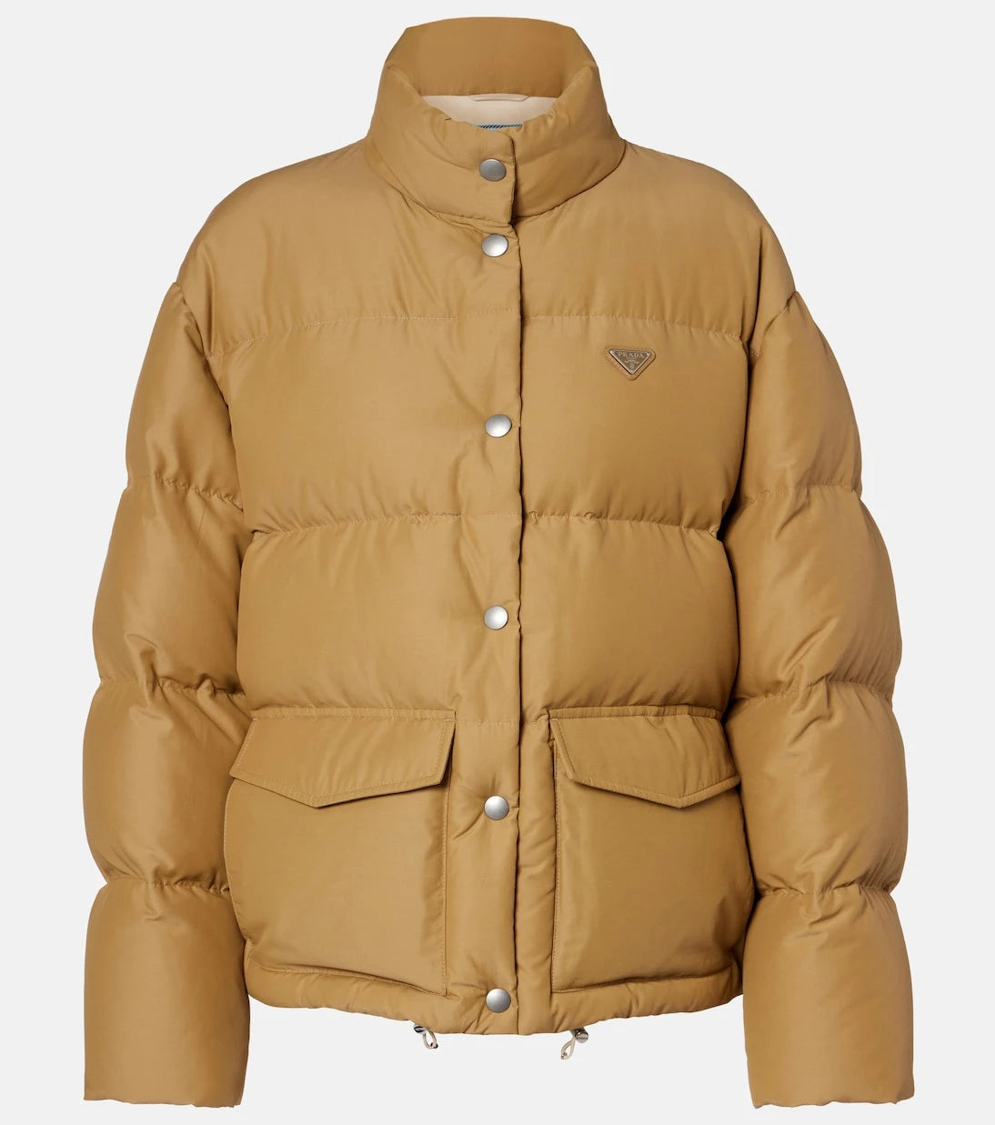 Prada - Logo cotton-blend puffer jacket