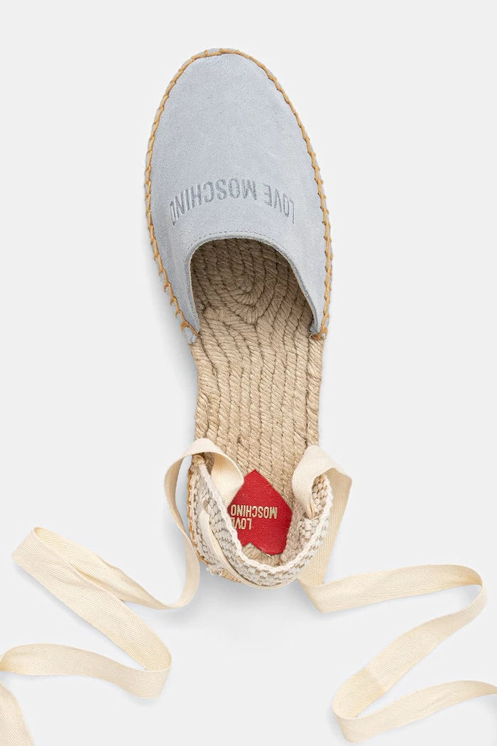 Love Moschino süet kadın espadril