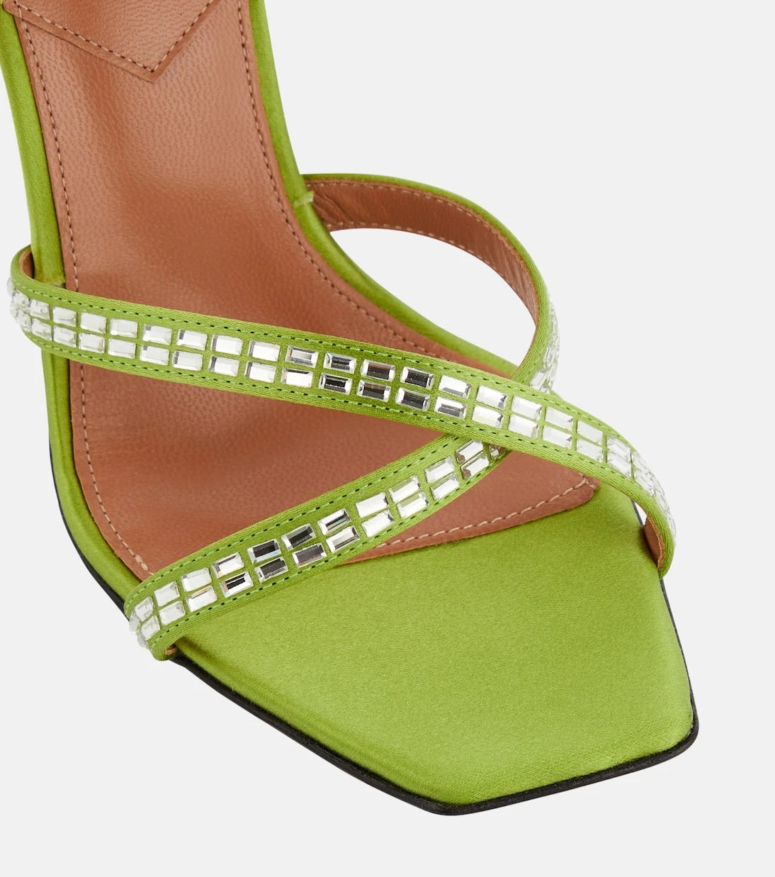 D'Accori - Carre embellished satin sandals