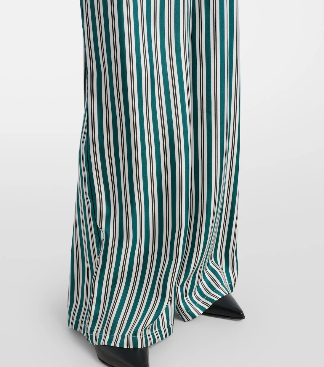 Max Mara - Ladino striped wide-leg silk twill pants