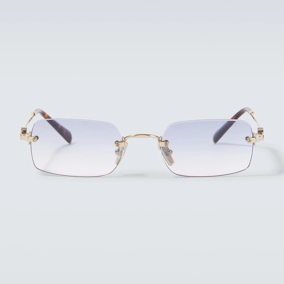 Miu Miu - Logo rectangular sunglasses