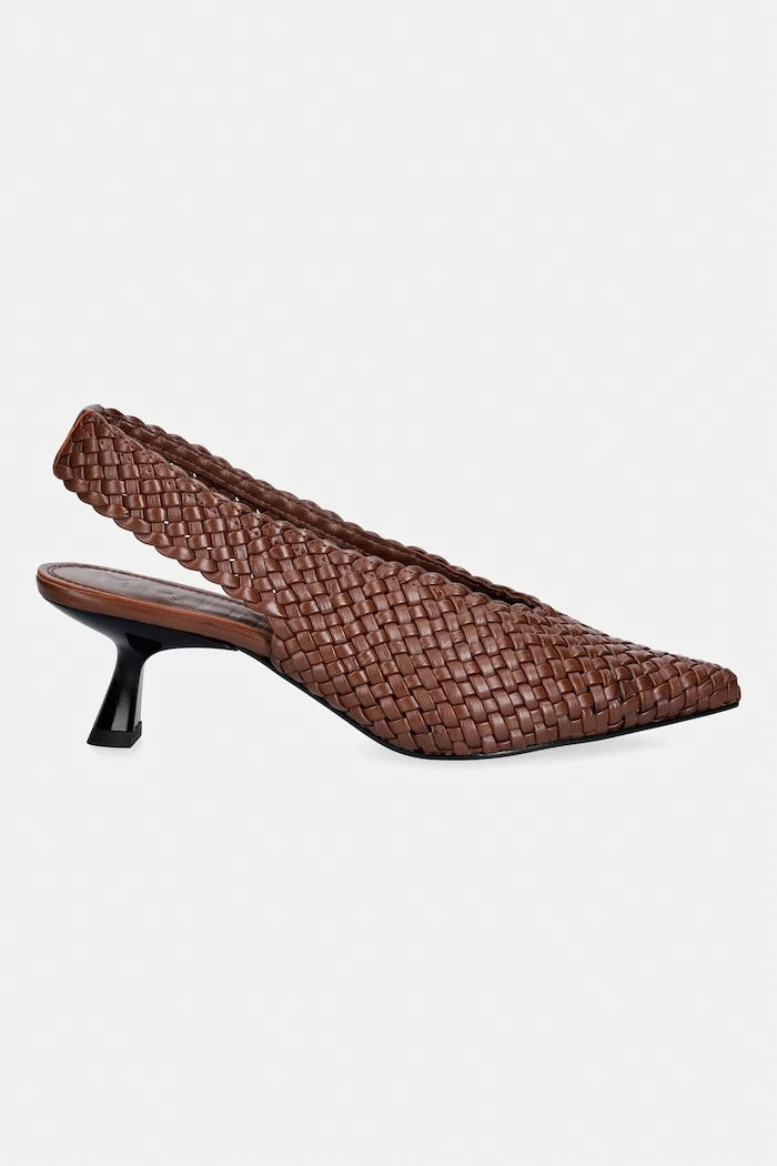 Souliers Martinez обувки с ток от кожа BIANCA