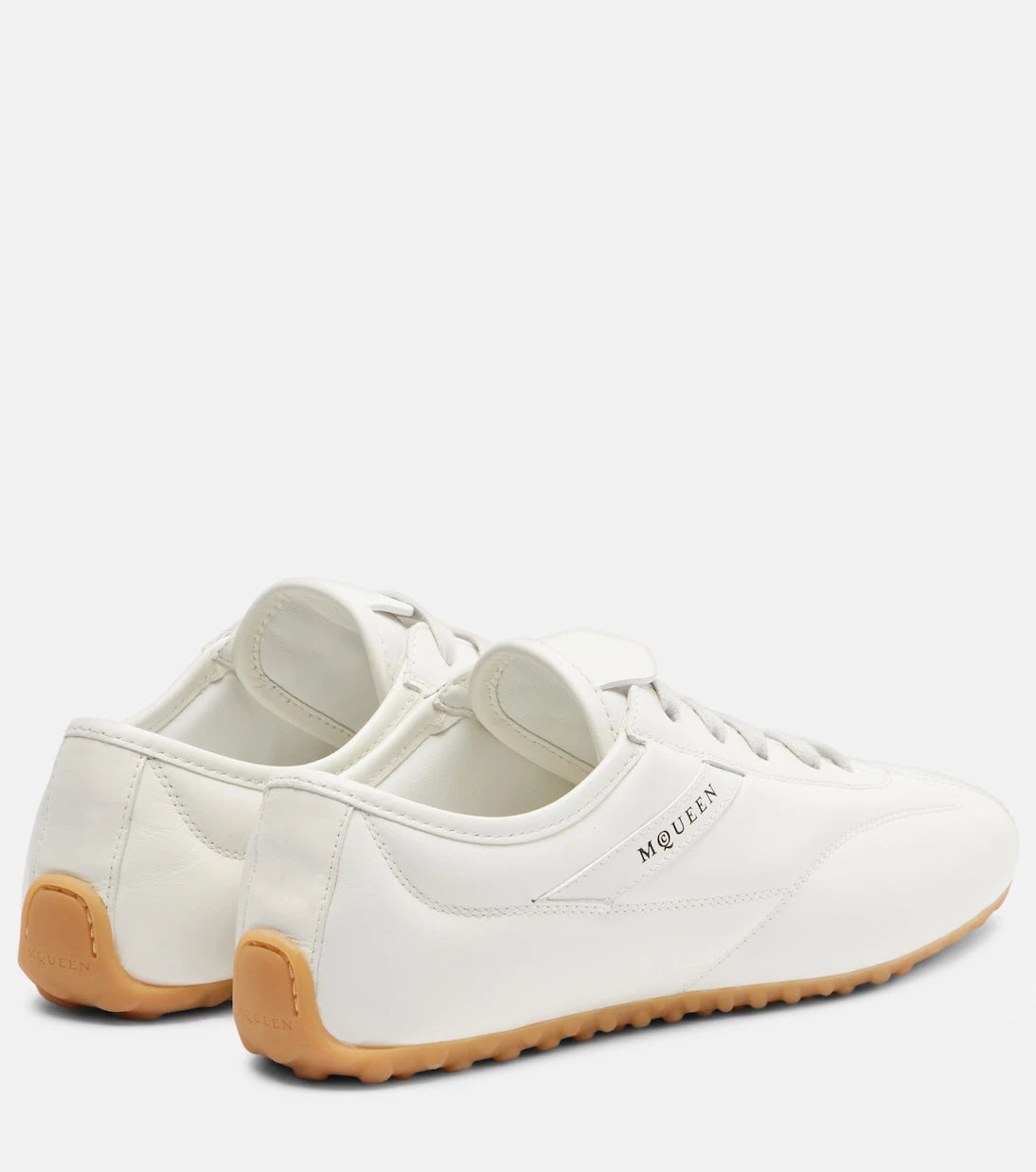 McQueen - Boxe leather sneakers
