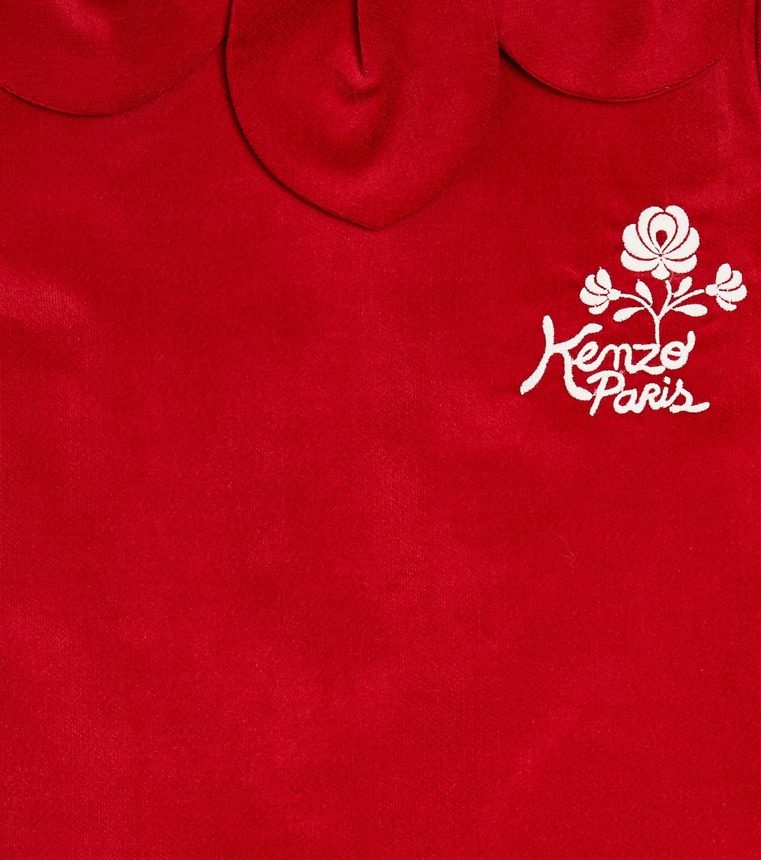 Kenzo Kids - Embroidered cotton dress