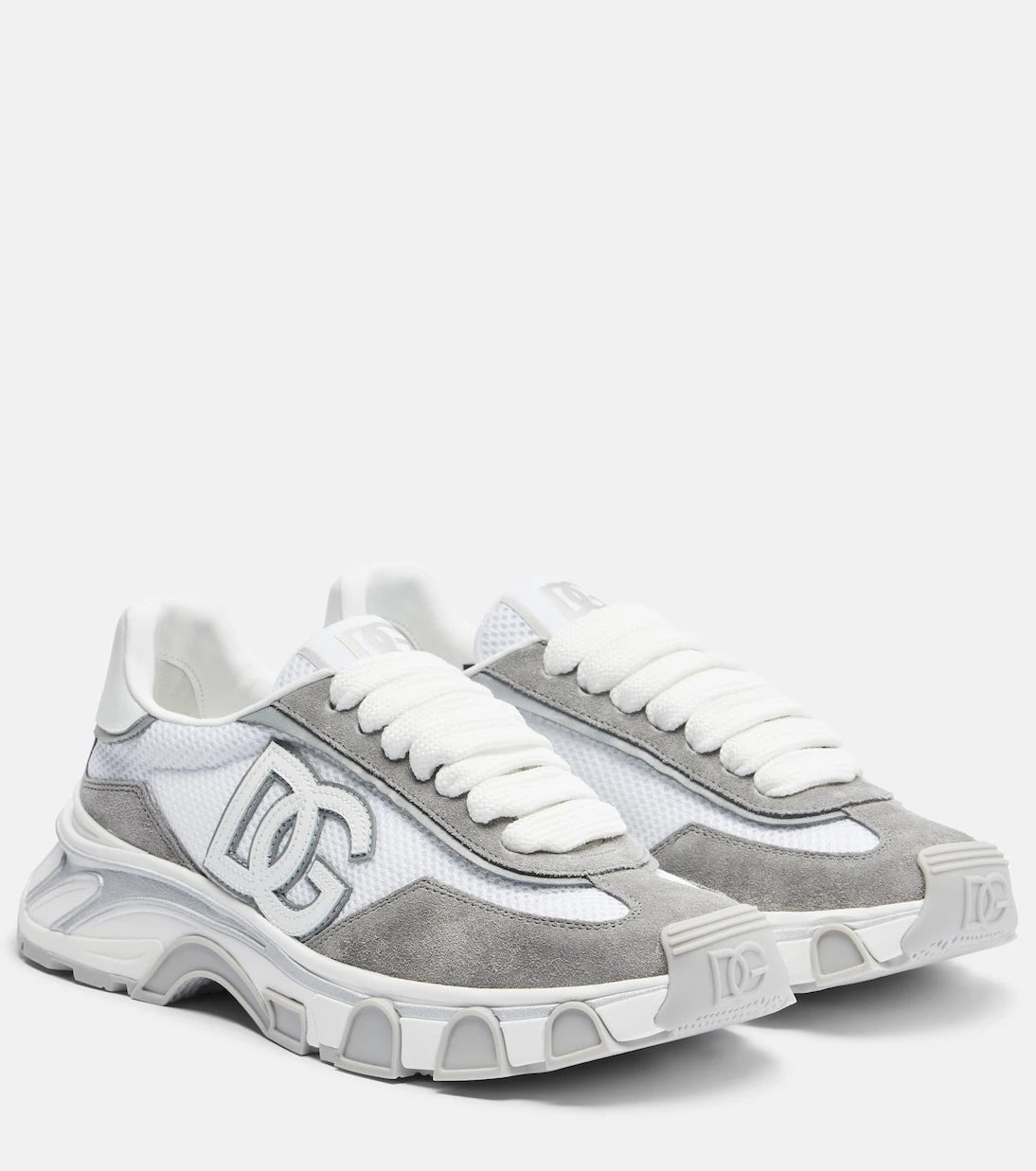 Dolce&Gabbana - Runner suede-trimmed sneakers