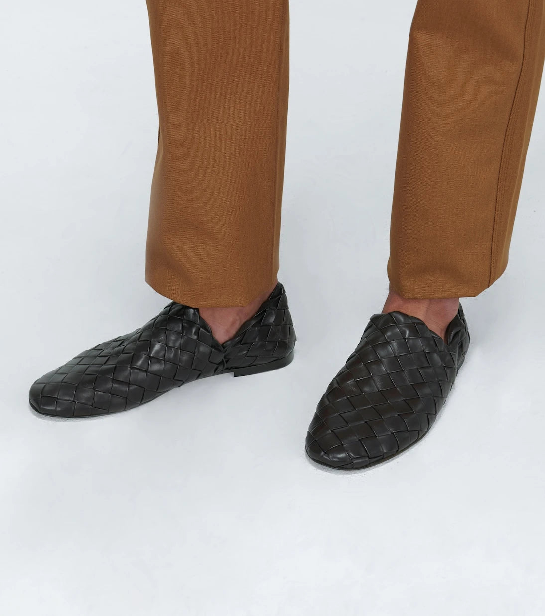 Bottega Veneta - Intreccio leather slippers