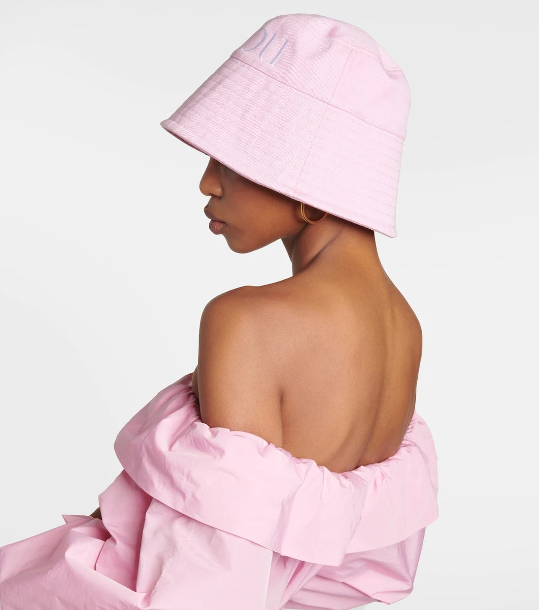 Patou - Logo cotton drill bucket hat