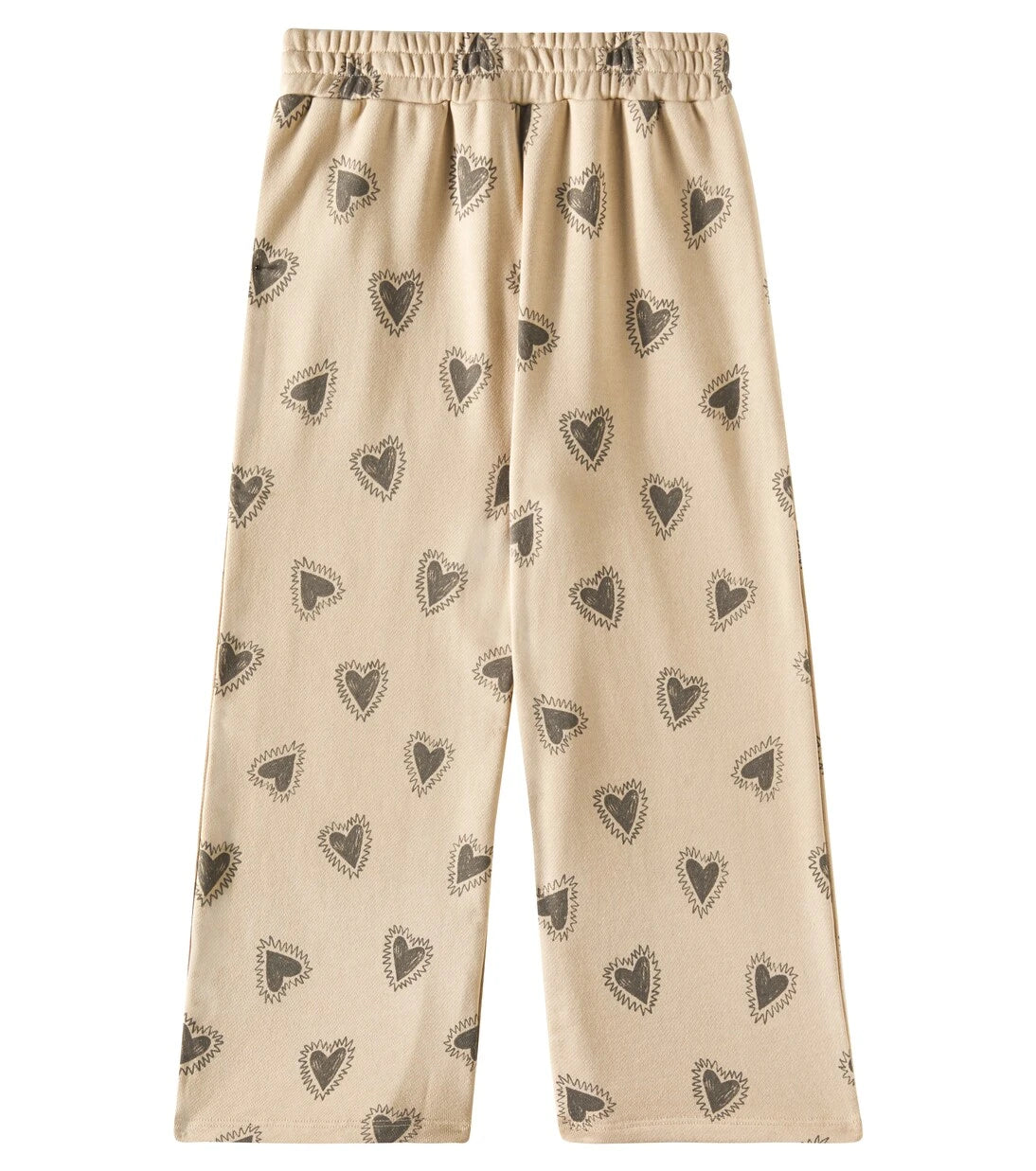 Rylee + Cru - Hearts cotton-blend wide-leg pants