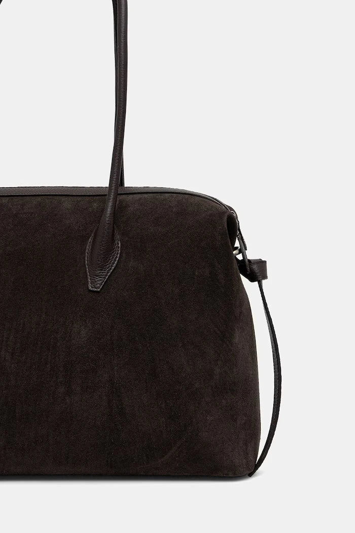 Yuzefi чанта tote дамска от велур LARGE BRIOCHE DUFFLE