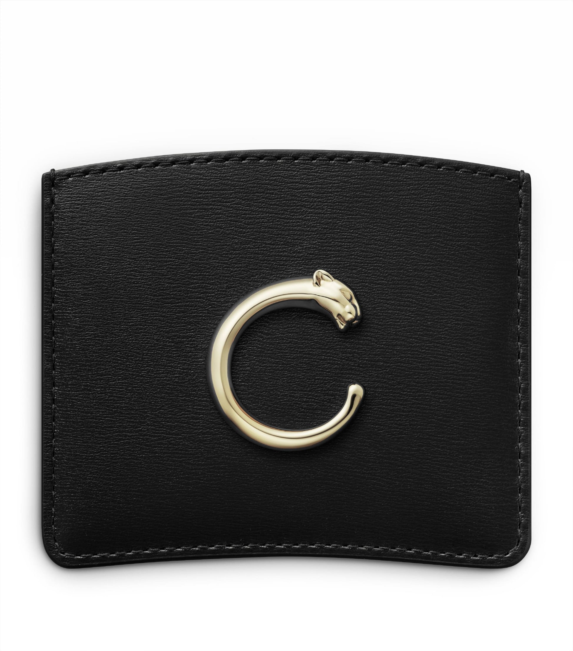 Black Panthère de Cartier Simple Card Holder