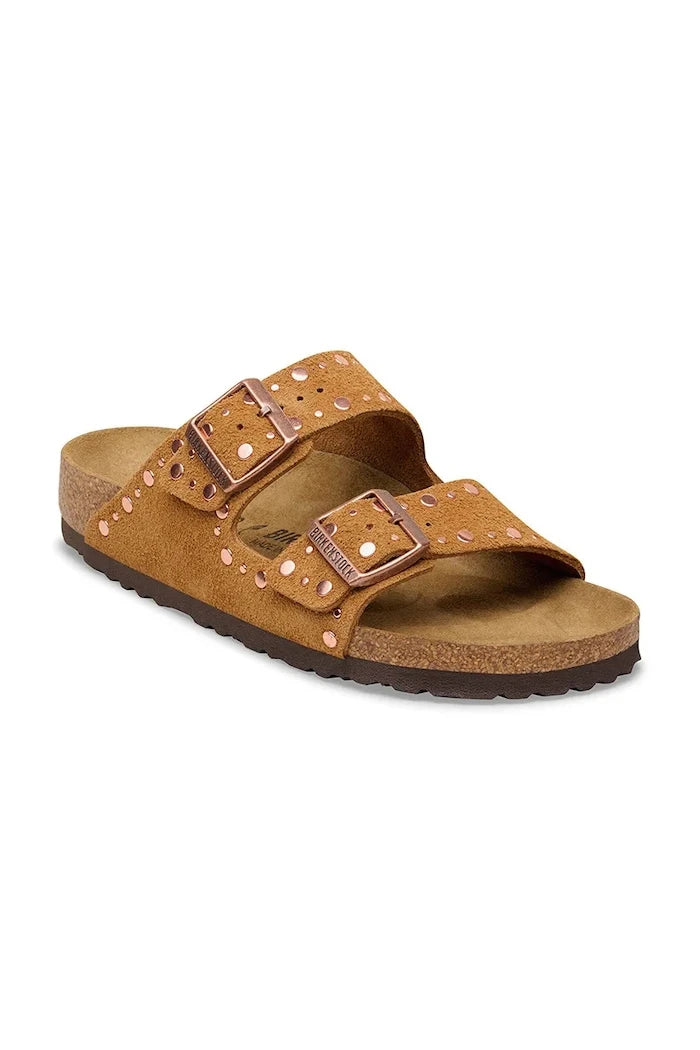 Birkenstock Kadın Düz Taban Süet Terlik