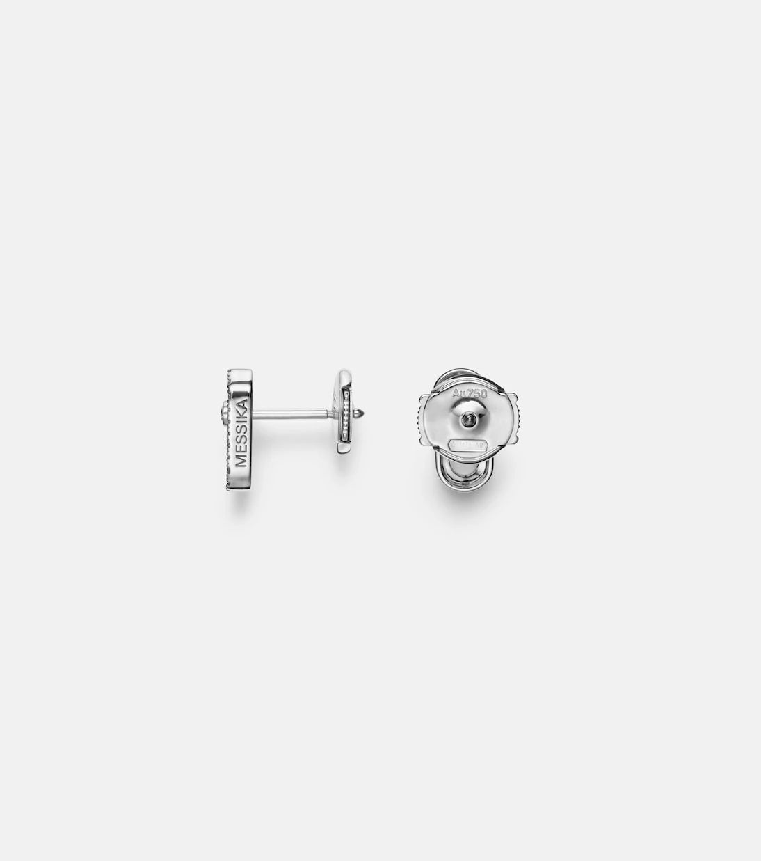 Messika - Move Uno 18kt white gold earrings with diamonds