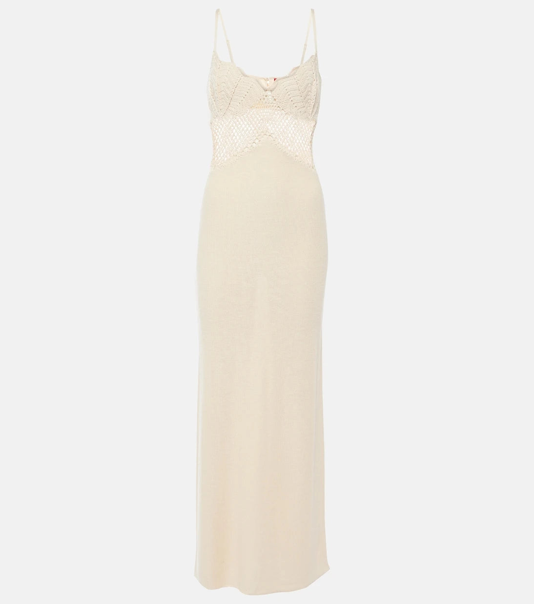 Staud - Tara cotton crochet maxi dress