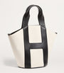 Harrods Grab Canvas Tote Bag BLACK