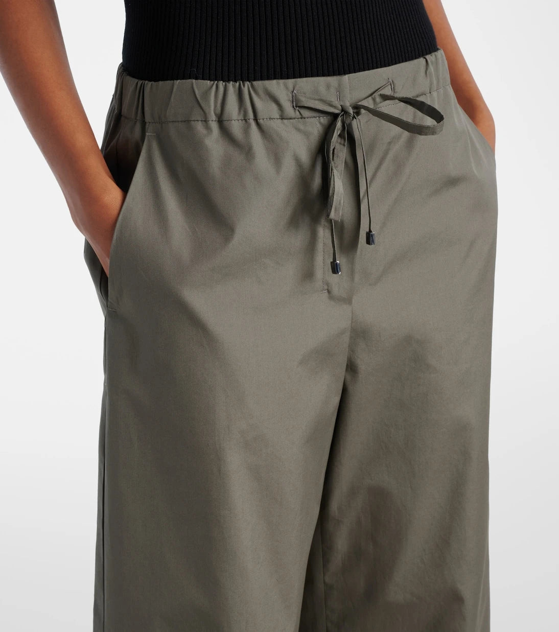 'S Max Mara - Auero cotton wide-leg pants