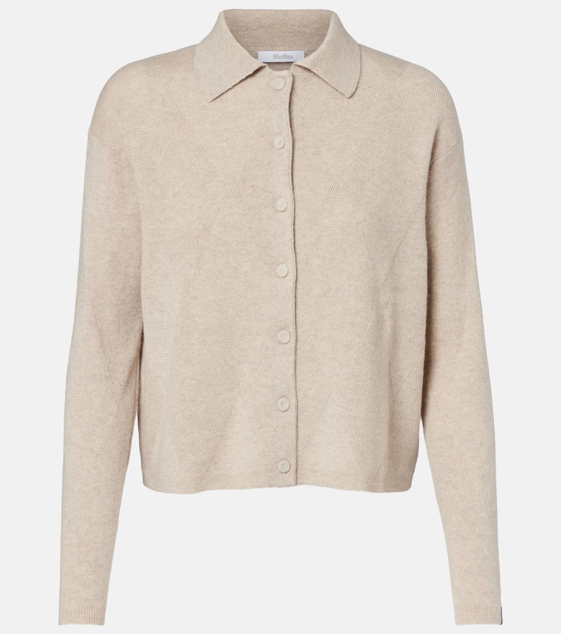 Max Mara - Bombo argyle cashmere cardigan