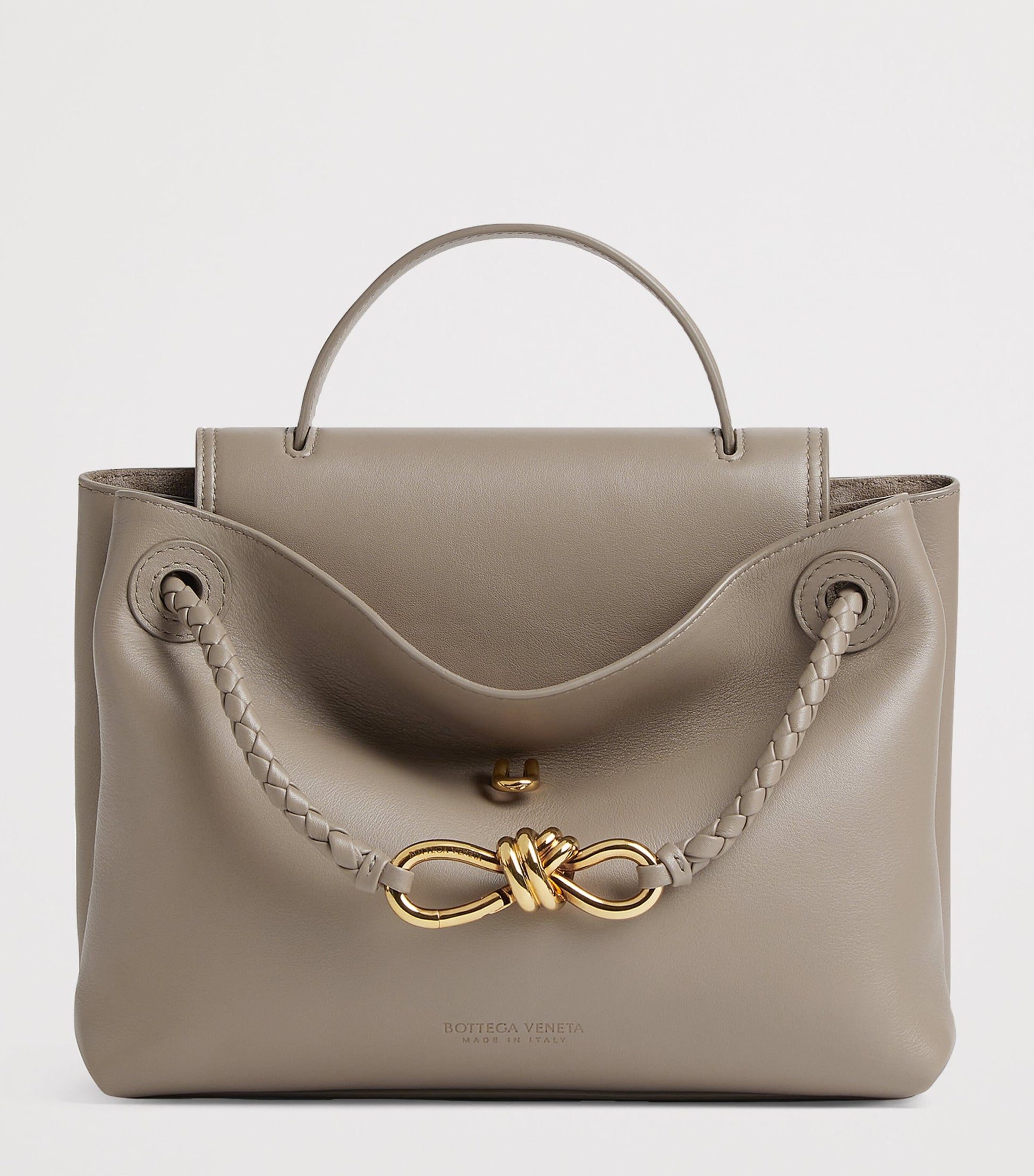 Bottega Veneta Grey Small Leather Ciao Ciao Tote Bag