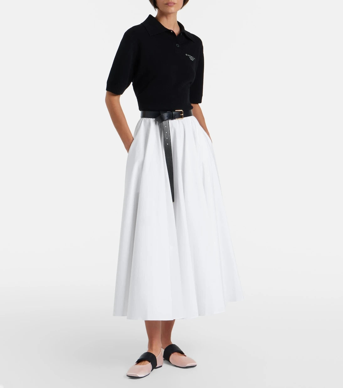 Givenchy - Cotton midi skirt
