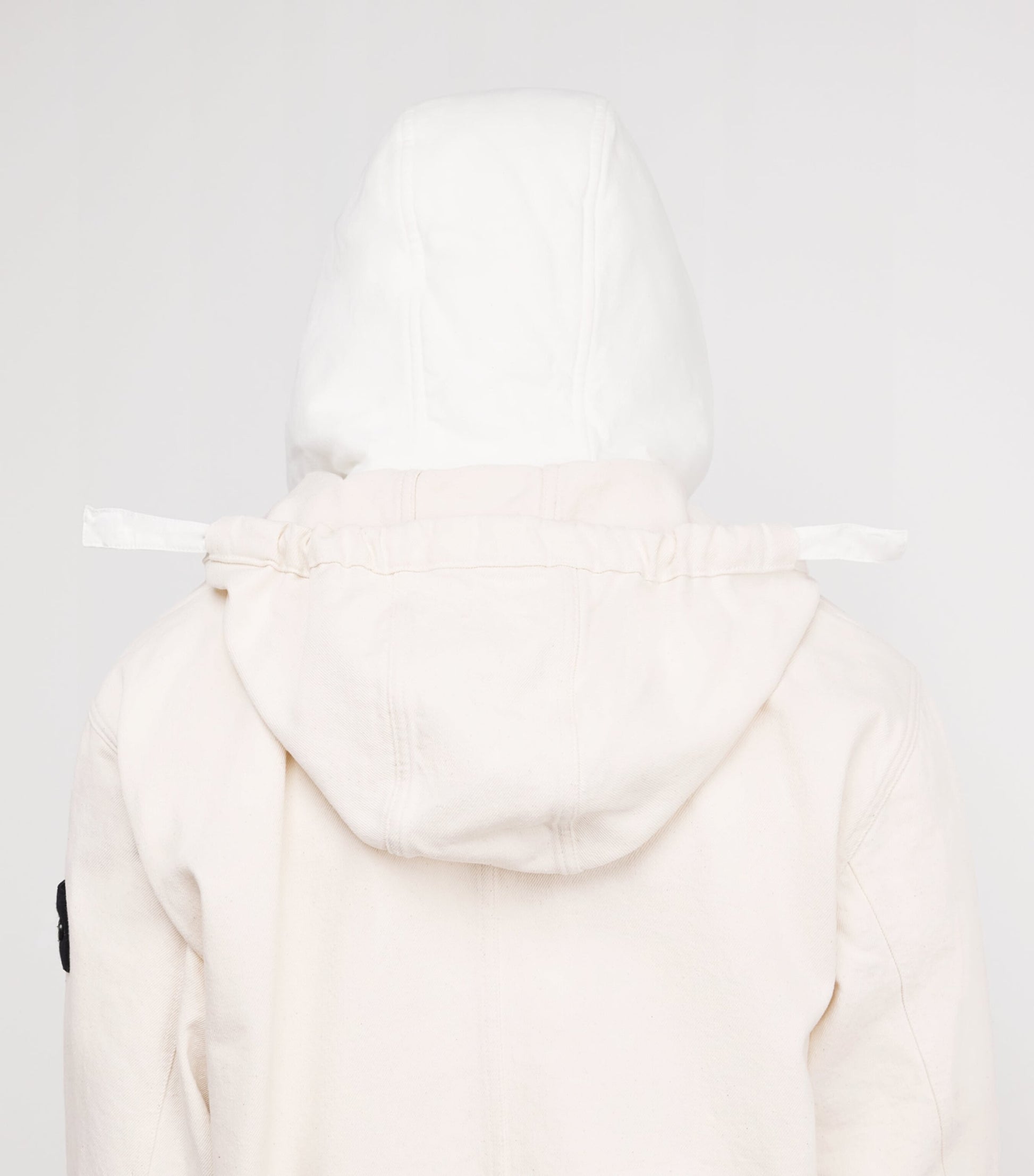 Ivory Hooded Parka