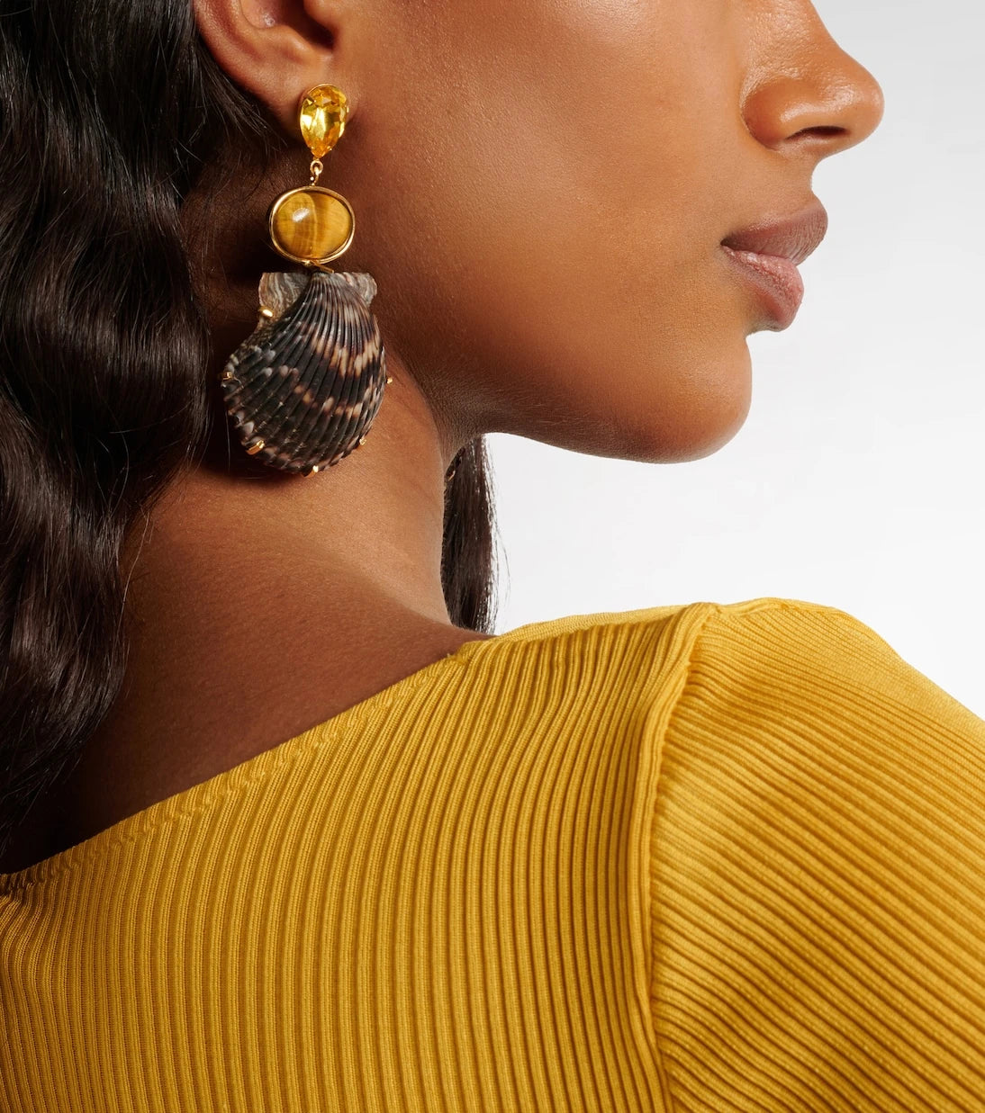 Jennifer Behr - Augustine crystal-embellished drop earrings