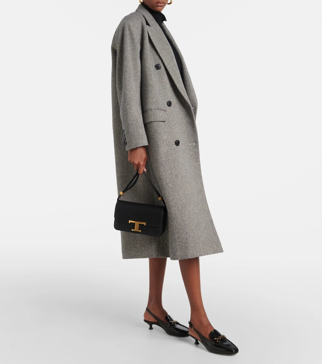 Tod's - 35 leather slingback pumps
