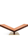 Walnut-Leather Ultimate Collector Bookstand