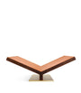 Walnut-Leather Ultimate Collector Bookstand