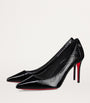 Christian Louboutin Black Sporty Kate Patent Leather Pumps 85
