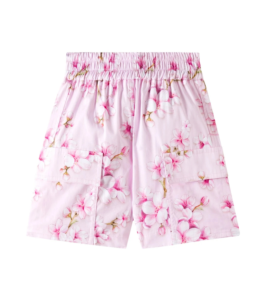 Monnalisa - Floral cotton poplin shorts