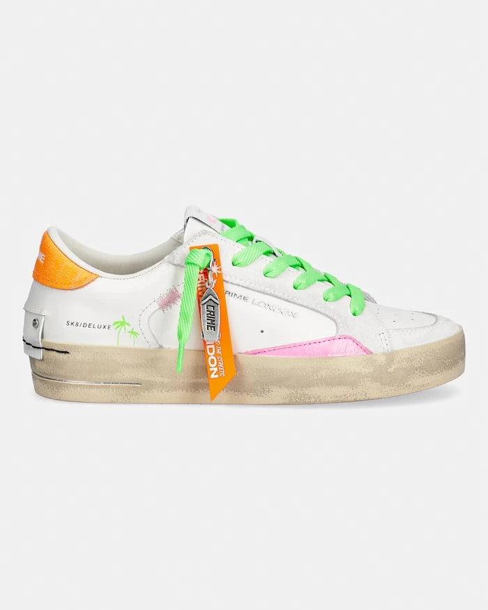 Crime London SK8 DELUXE kadın deri sneaker