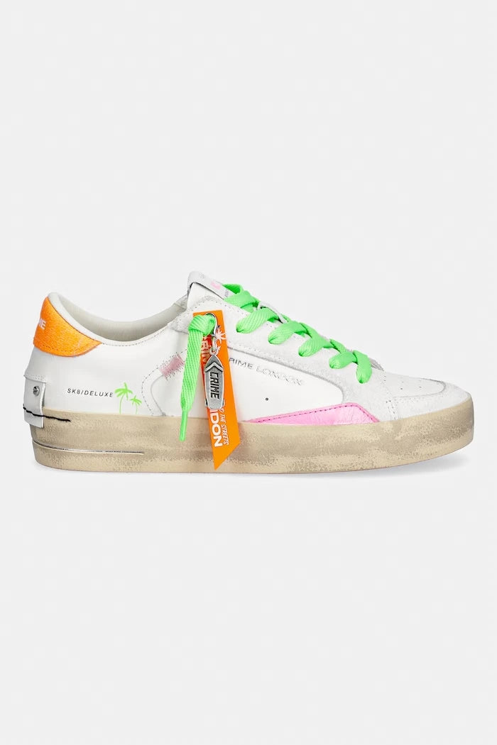Crime London SK8 DELUXE kadın deri sneaker
