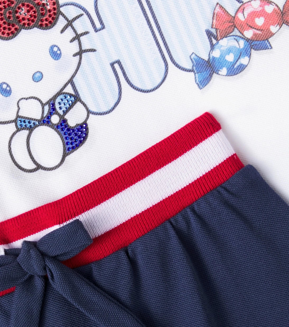 Monnalisa - x Hello Kitty T-shirt and skirt set