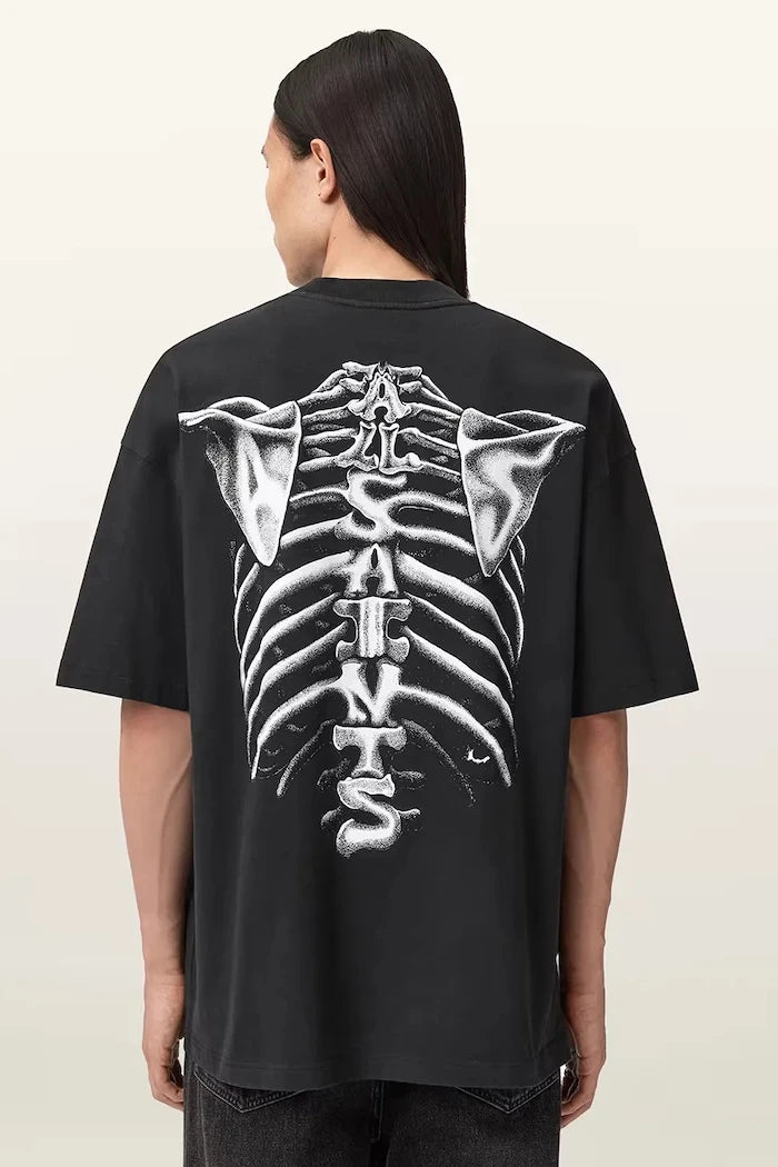 Памучна тениска AllSaints ANATOMICA